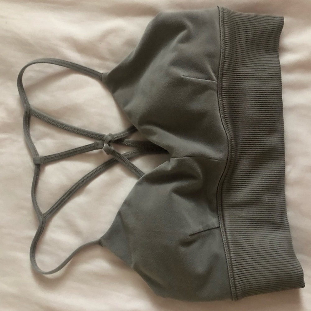Alo Yoga Sports Bra - Brown, Size S